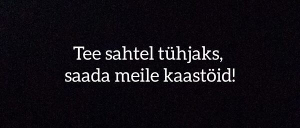 Värske Rõhk ootab kaastöid!