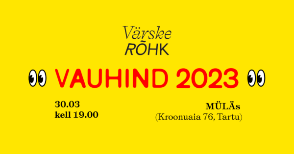Värske Rõhu aastaauhindade jagamine 2023