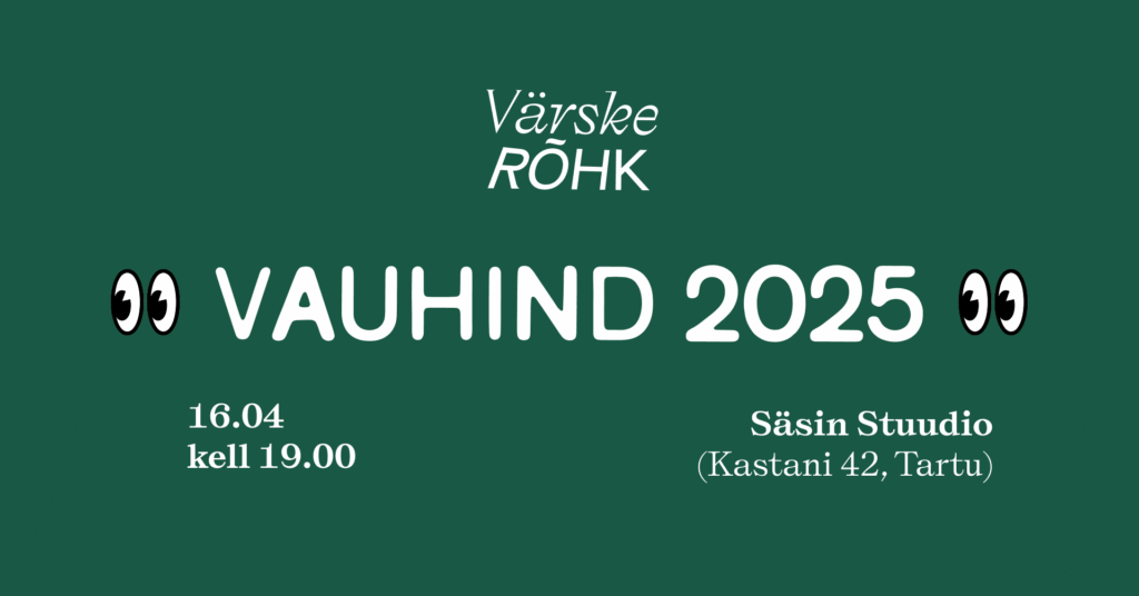 Värske Rõhu aastaauhindade jagamine 2025