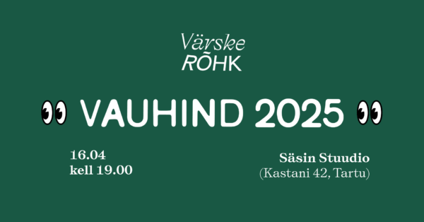 Värske Rõhu aastaauhindade jagamine 2025