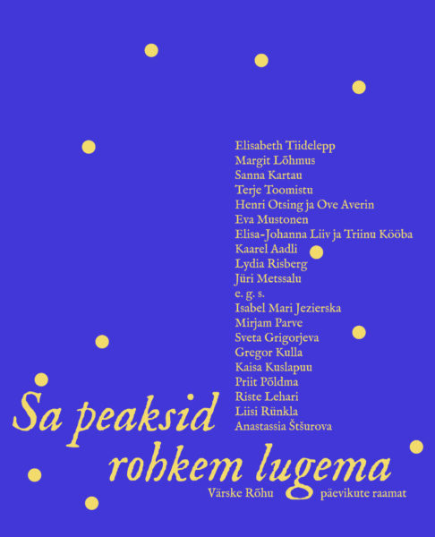 Värske Raamat nr 36, “Sa peaksid rohkem lugema”